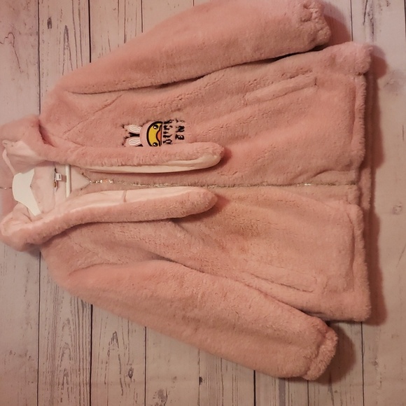 B.Duck Teens  fluffy fleece Jacket - Picture 1 of 10